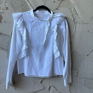 Doen Geranium Top in Salt size XS